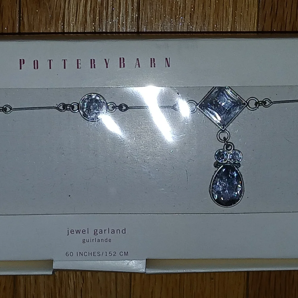 Potterybarn Jeweled Garland 60